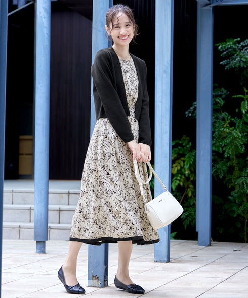 【新色追加】 ストレートショートニットボレロ