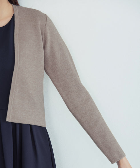 【新色追加】 ストレートショートニットボレロ