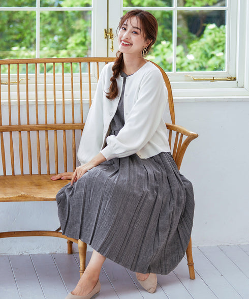 プリーツワンピース