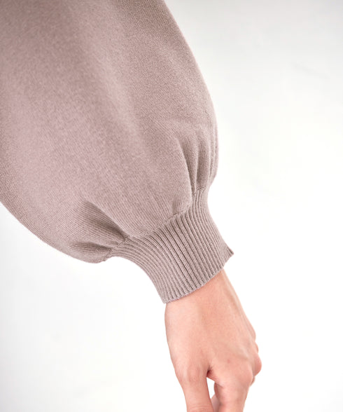 【新色追加】ビジューボタンニットカーデ