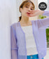 【新色追加】シアーショートカーディガン