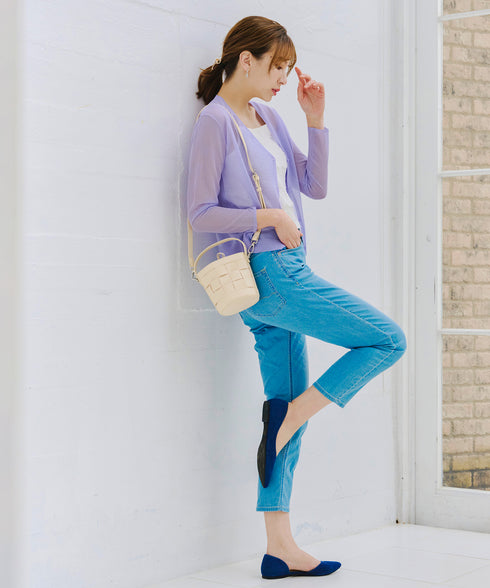 【新色追加】シアーショートカーディガン