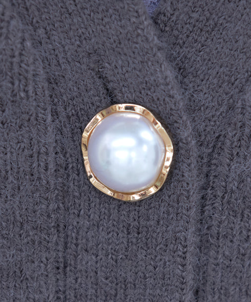 【アウトレット】袖先フリルミドル丈カーデ