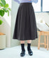 【新色追加】 ウール調タックスカート
