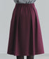 【新色追加】 ウール調タックスカート