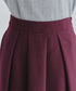 【新色追加】 ウール調タックスカート