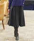 【新色追加】 ウール調タックスカート