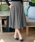 【新色追加】 ウール調タックスカート
