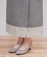 メランジヘリンボーンツイードスカート
