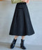 ベロアラインツイードスカート