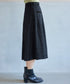 ベロアラインツイードスカート