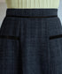 ベロアラインツイードスカート