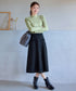 ベロアラインツイードスカート