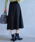 ベロアラインツイードスカート