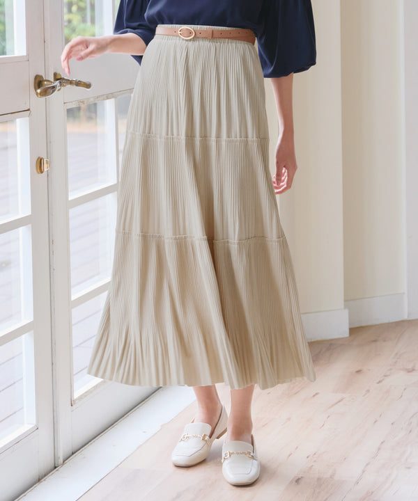 ベロアプリーツスカート