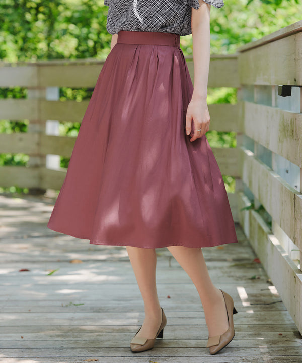 パニエ付きフレアスカート