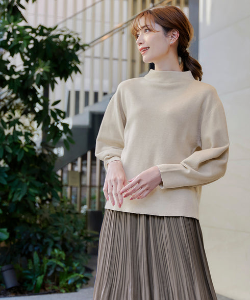 【安田美沙子さん着用】ヴィンテージサテンプリーツスカート