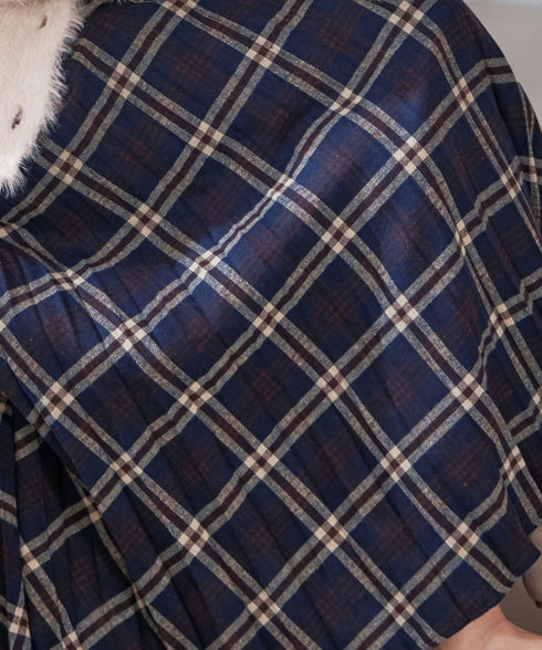 【安田美沙子さん着用】チェックプリーツスカート