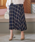 【安田美沙子さん着用】チェックプリーツスカート