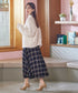 【安田美沙子さん着用】チェックプリーツスカート