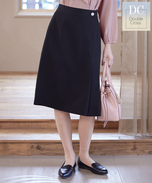 【ダブルクロス】 アシンメトリープリーツスカート