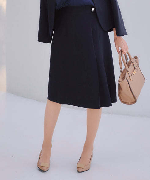 【ダブルクロス】 アシンメトリープリーツスカート