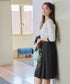 【ダブルクロス】 アシンメトリープリーツスカート