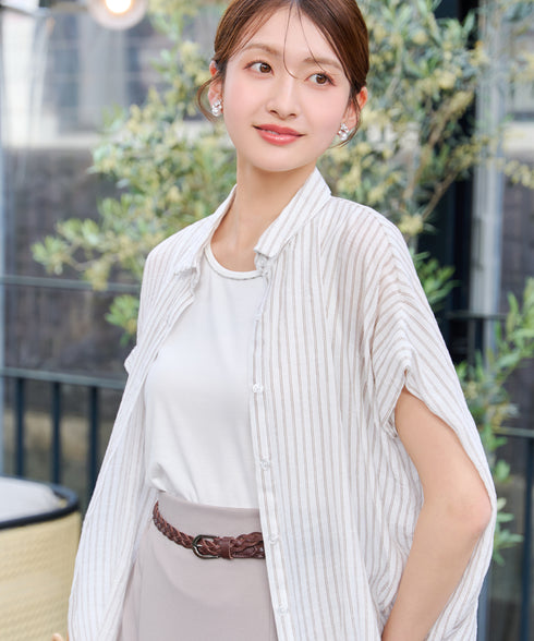 本革編み込みベルト