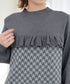 ジャカードフリルチュニック