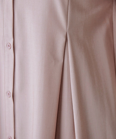 -TIA BASIC-バンドカラーシャツチュニック