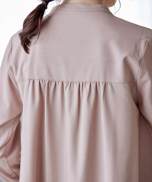 -TIA BASIC-バンドカラーシャツチュニック