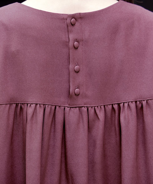 【クリアランスセール】フロントタックバックギャザーフレアチュニック