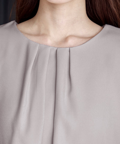 【クリアランスセール】フロントタックバックギャザーフレアチュニック