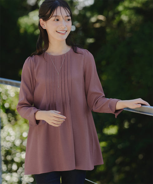 ピンタックチュニック