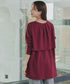 【クリアランスセール】バックフレア裏毛チュニック
