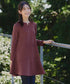 裏起毛フレアワンピチュニック