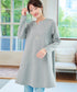 裏起毛フレアワンピチュニック