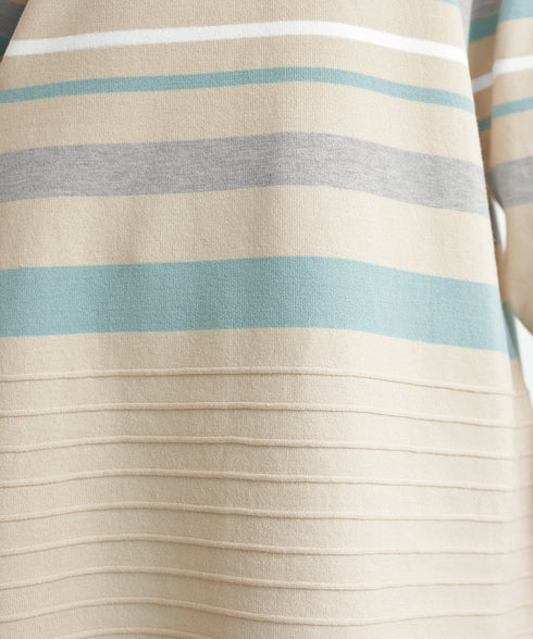 マルチボーダーニットチュニック