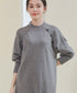【安田美沙子さん着用 / 選べる2type】ボタンニットチュニック