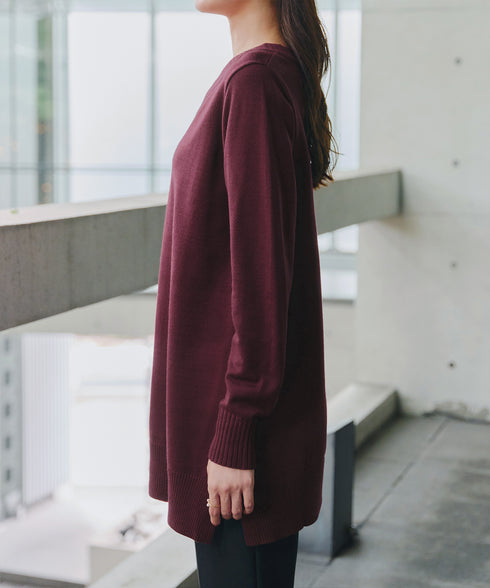 【安田美沙子さん着用 / 選べる2type】もちニットチュニック