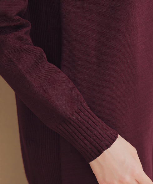 【安田美沙子さん着用 / 選べる2type】もちニットチュニック