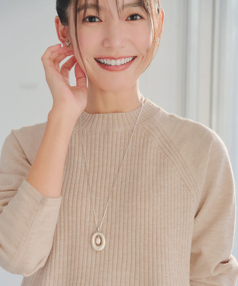 ミドルリブニットチュニック