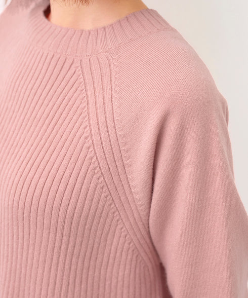 ミドルリブニットチュニック