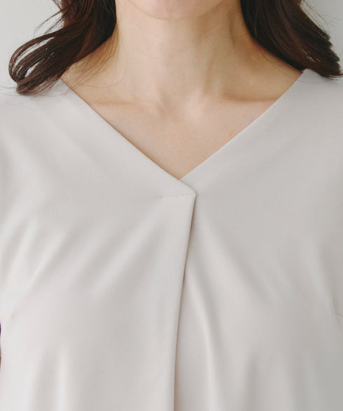 【UVカット・吸水速乾】 “きれい見え” バックフレアチュニック