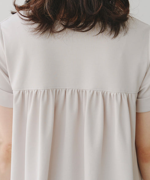 【UVカット・吸水速乾】 “きれい見え” バックフレアチュニック