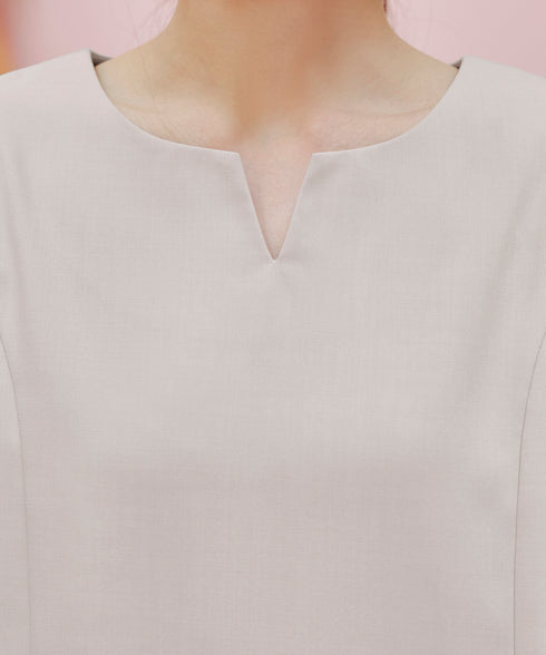 はしごレースフレアスリーブチュニックブラウス