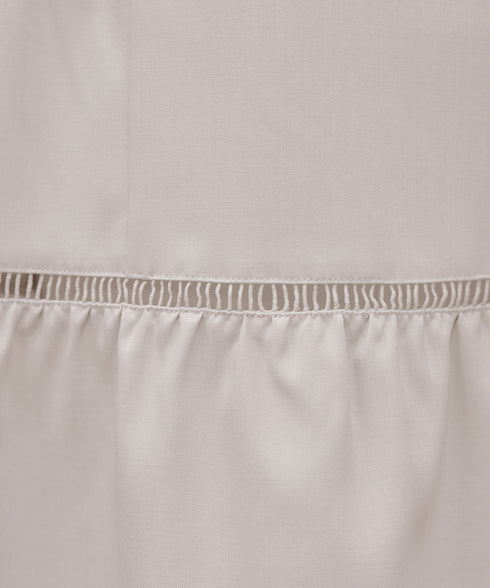 はしごレースフレアスリーブチュニックブラウス