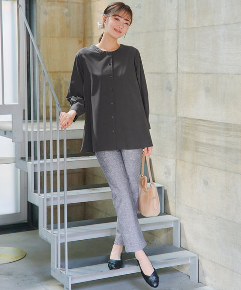 バックフレアヨークチュニック