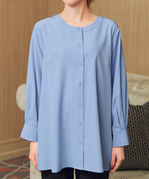 バックフレアヨークチュニック