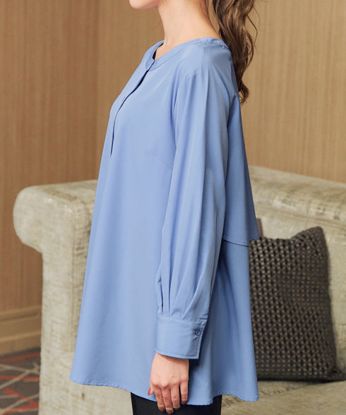 バックフレアヨークチュニック